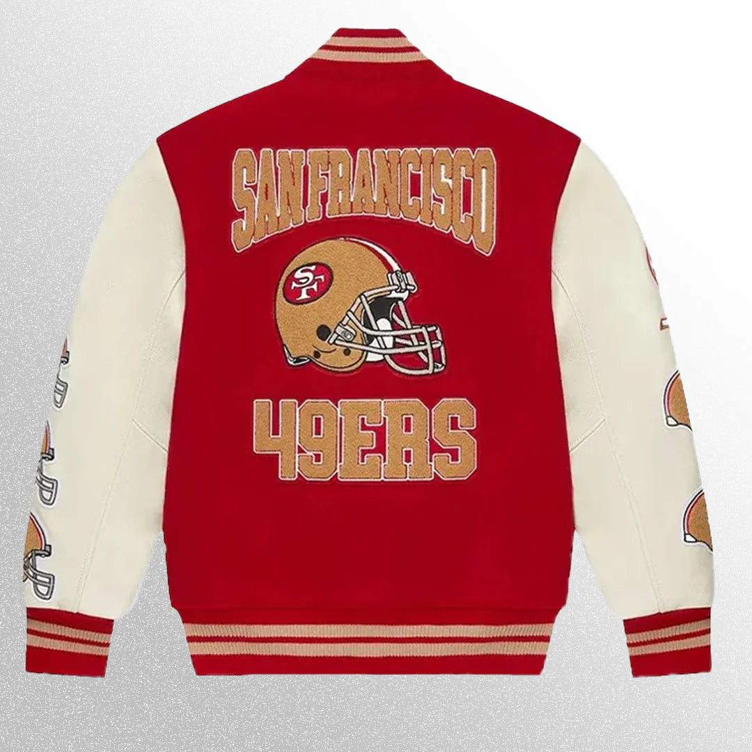 San Francisco 49ers Varsity Jacket - Image 3